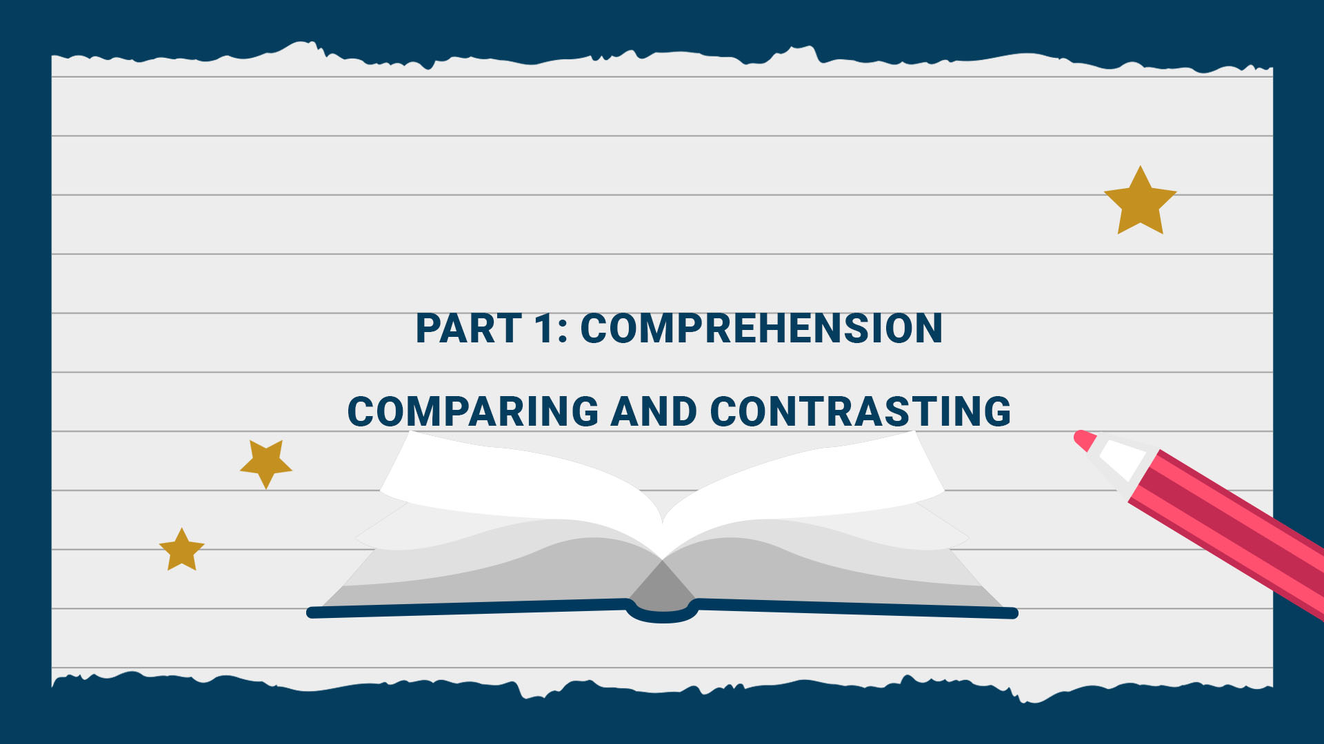Part 1: Comprehension - Comparing and Contrasting